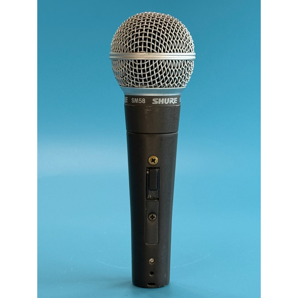 Shure SM58 Dynamic Vocal Microphone Dynamic Vocal Mic Switch - Used